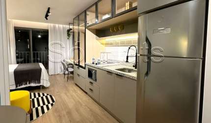 Residencial Voxx Vila Nova, studio disponível para locação com 24m² e 01 dormitório
