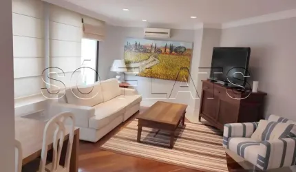 Apto no The Pierre disponível para locação 67m² na Alameda Campinas no Jardim Paulista.