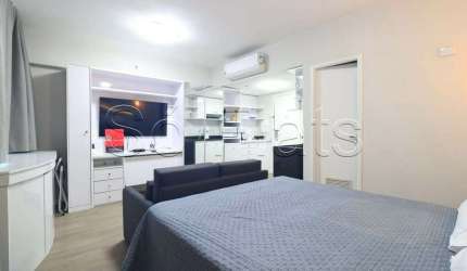 Flat para locação no Paraíso, Próximo ao Hosp. Beneficência Portuguesa com 1x dormitório.
