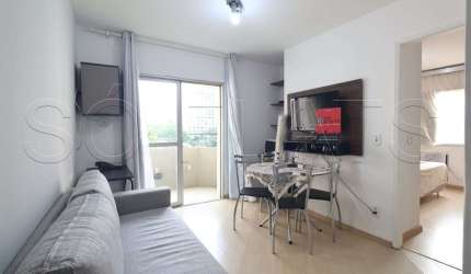 Flat disponível para locação próx da Av. Paulista, Brig Luis Antonio e principais vias de acesso.