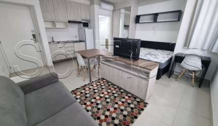 Flat no Atrium Augusta com 24m², 1 dormitório e 1 vaga para locação nos Jardins.