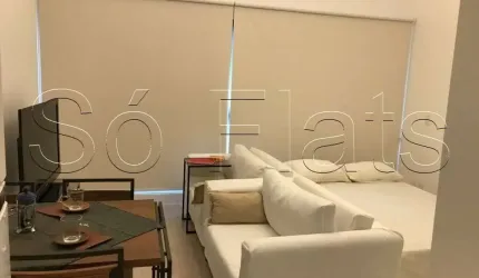 Apto disponível para locação com 28m² e 1 dorm, muito bem localizado ao lado da PUC e Av Sumaré.