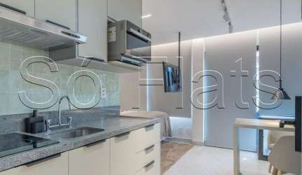 Studio Nik Pinheiros , flat disponível para locação com 21m² e 1 dorm, próximo do Hosp das Clinicas.