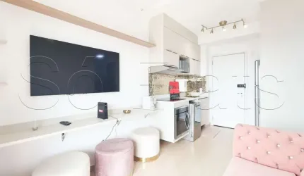 Studio Nex One Alto da Boa Vista, flat disponível para locação contendo 33m² e 1 dormitório.