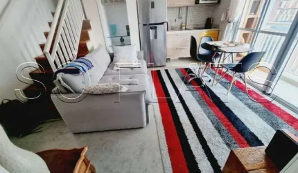 Estanconfor Villa Paulista, Apartamento Cobertura disponível para venda com 60m², 1 dorm e 2 vagas