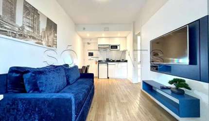 Flat The Town disponível para venda com 31m², 01 dorm e 01 vaga de garagem