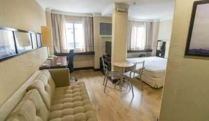 Flat Transamérica International Plaza disponível para venda com 29m² e 01 vaga de garagem