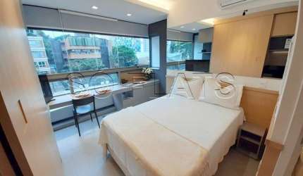 Flat no VN Oscar Freire disponível para locação com 20m² e 1 dormitório em Pinheiros. Consulte-nos.