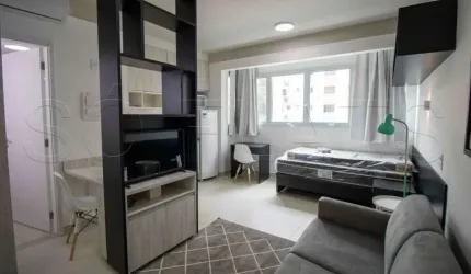 Flat disponível para locação no Atrium Augusta 1 dormitório e 1 vaga de garagem
