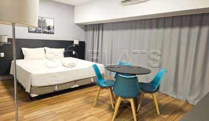 Flat Wyndham São Paulo Berrini disponível para venda com 29m², 01 dormitório e 01 vaga de garagem