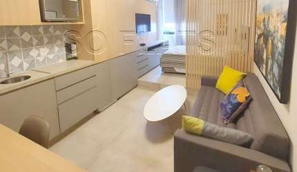 Flat disponivel para venda no Poeta Drummond, com 28m², 1 dormitório e 1 vaga