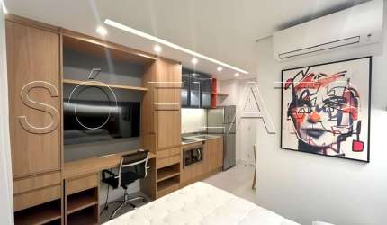 Residencial Think Home Republica, studio disponível para locação contendo 23m² e 1 dormitório.