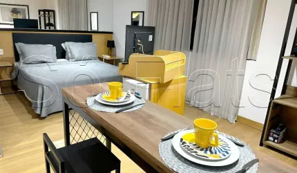 Flat Tsue Bienal disponível para venda com 26m² 01 dormitório e 01 vaga de garagem