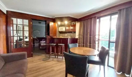 Flat Transamérica Higienópolis Classic disponível para venda com 02 dorms 61m² e 02 vagas de garagem