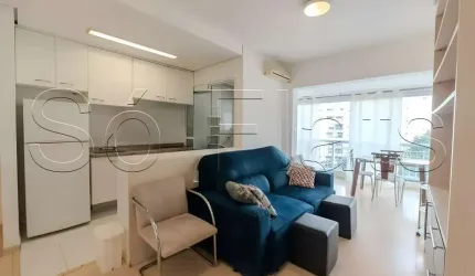 Apto para locação próx ao Parque Trianon, Parque Mario Covas e a Rua Augusta, totalmente mobiliado.