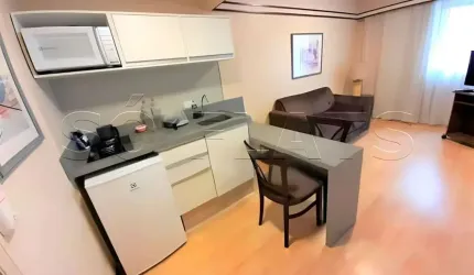 Flat Le Premier disponível para venda com 29m², 1 dormitório e 1 vaga de garagem