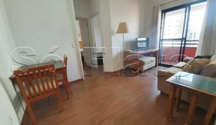 Flat disponível para locação no Royal Brooklin, contendo 45m², 1 dormitório e 1 vaga de garagem.