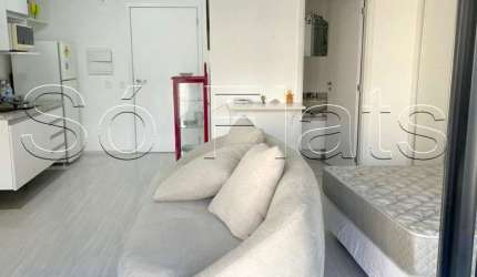 Residencial Brasil, apto disponível para locação com 35m², 1 dormitório e 1 vaga.