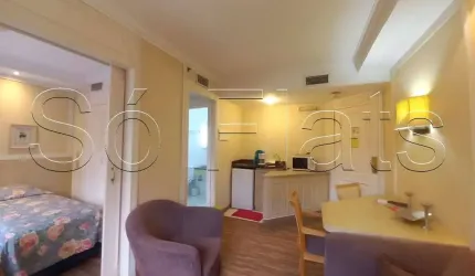 Flat The World disponível para venda com 30m², 1 dormitório e 1 vaga de garagem