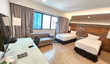Flat Melia Ibirapuera disponível para venda com 26m², 1 dormitório e 1 vaga de garagem