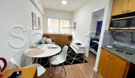 Apto para locação na Bela Vista, prox ao Hosp Beneficência Portuguesa, 23 de Maio e Av. Paulista.