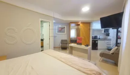 Flat Tsue Bienal disponível para venda com 26m², 01 dormitório e 01 vaga de garagem