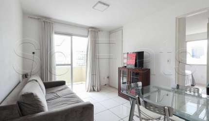 Flat no Plaza Concord disponível para locação com 38m², 01 dorm e 01 vaga de garagem.