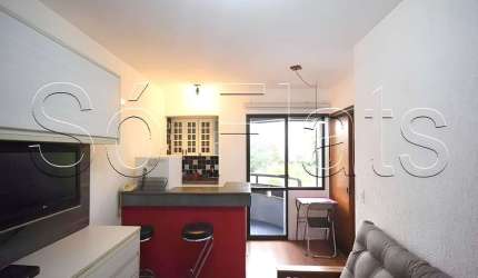 Flat Griffes Residencial Service disponível para venda com 35m², 1 dormitório e 1 vaga de garagem