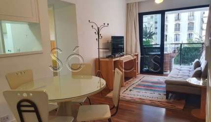Apartamento mobiliado com serviços, no Jardins próximo da Rua Oscar Freire.