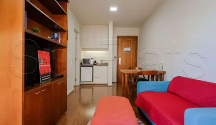 Flat Grand Mercure Itaim disponível para venda com 34m², 01 dormitório  e 01 vaga de garagem