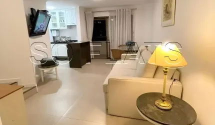 Flat Paulista Wall Street disponível para venda com 60m², 01 dormitório e 01 vaga