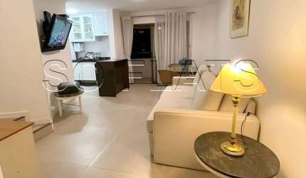 Flat Paulista Wall Street disponível para venda com 60m², 01 dormitório e 01 vaga