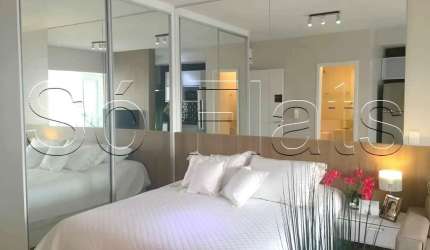 APARTAMENTO TOTALMENTE MOBILIADO EM MOEMA, EMPREENDIMENTO NOVO