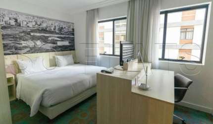 Apto no Radisson Oscar Freire contendo 32m², 1 dormitório e 1 vaga, para locação nos Jardins.