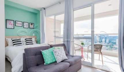 Novo apartamento Studio na Av. Santo Amaro, completo e muito bem equipado
