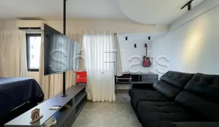 Apto no Riverside disponível para locação com 35m² e 01 dormitório.