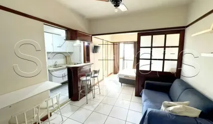 Flat Champ´s Elysées disponível para venda com 31m², 01 dormitório e 01 vaga de garagem