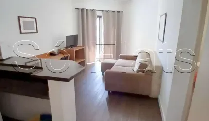 Flat no Space Valley disponível para locação contendo 36m², 1 dormitório e 1 vaga de garagem.