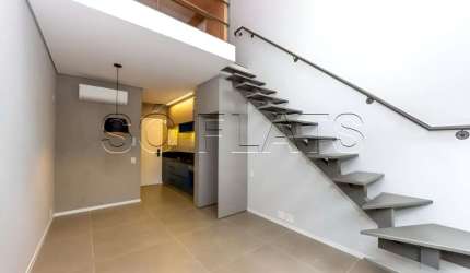 Residencial Alba Studios, Apartamento Duplex disponível para venda com 43m² e 1 dormitório