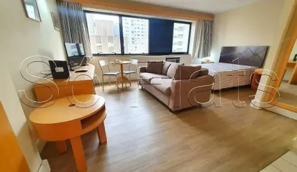 Flat com 2 dormitórios a 800m da Avenida Paulista Perfeita localização no Jardim Paulista.