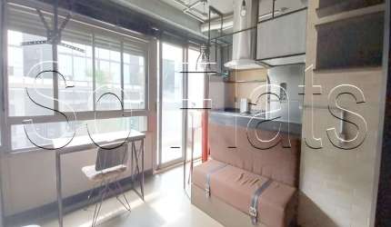 Studio Diseno Pinheiros disponível para venda com 39m², 1 dormitório e 1 vaga de garagem.