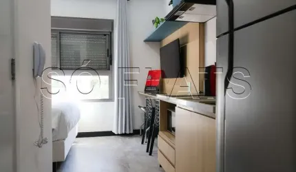 Residencial Haus Mitre Platô Ipiranga, no modelo Studio com 19m² e 1 dormitório.
