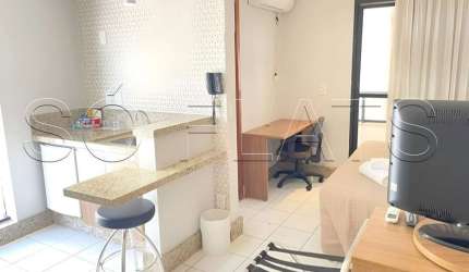 Sun Square Suites Hotel, apartamento para investimento em Goiânia com 27m² e 1 dormitório