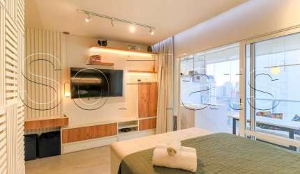 Residencial Landing Campo Belo, Studio disponível para venda com 42m², 1 dormitório e 1 vaga