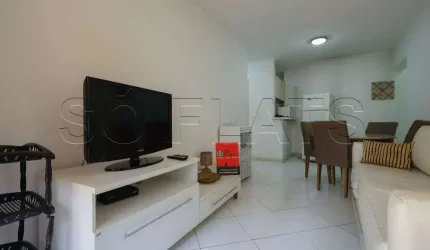 Apto no London contendo 43m², 1 dormitório e 1 vaga, disponível para locação nos Jardim Paulista.