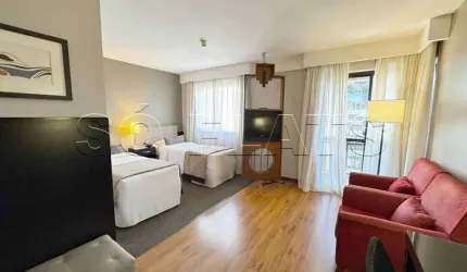 Flat na Rua Funchal para investimento em oportunidade única!
