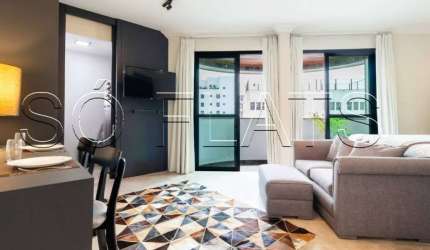 Flat Radisson Oscar Freire disponível para venda com 32m², 1 dormitório e 1 vaga de garagem
