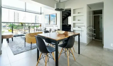 Residencial Vox na Vila Olímpia, disponível para locação com 70m², 1 dormitório e 1 vaga de garagem