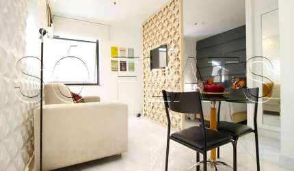 Flat Transamérica Jardins para venda com 28,9m², 1 dormitório e 1 vaga de garagem