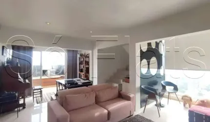 Residencial Concetto, apto na cobertura disponível para locação contendo 140m², 2 dorms e 3 vagas.